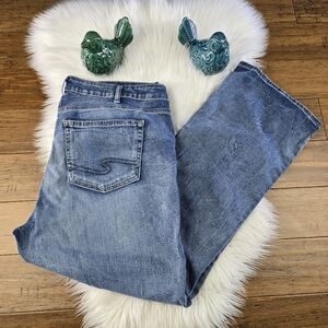 Silver Jeans Avery Slim Boot Size 18